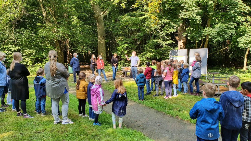 Kinder reden mit, wie das Grüne Klassenzimmer aussehen soll