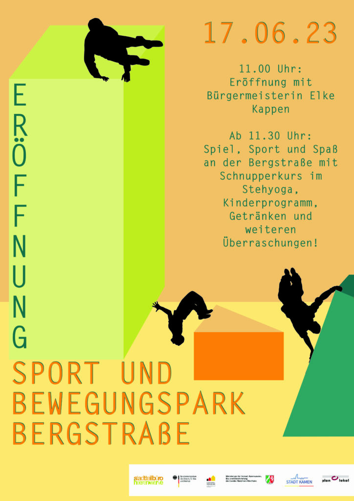 Einweihung des Sport- und Bewegungsparks an der Bergstraße